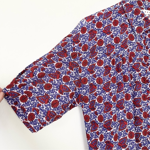 XiRENA Grady Romper Nichols Floral Cotton Belted - Picture 6 of 14